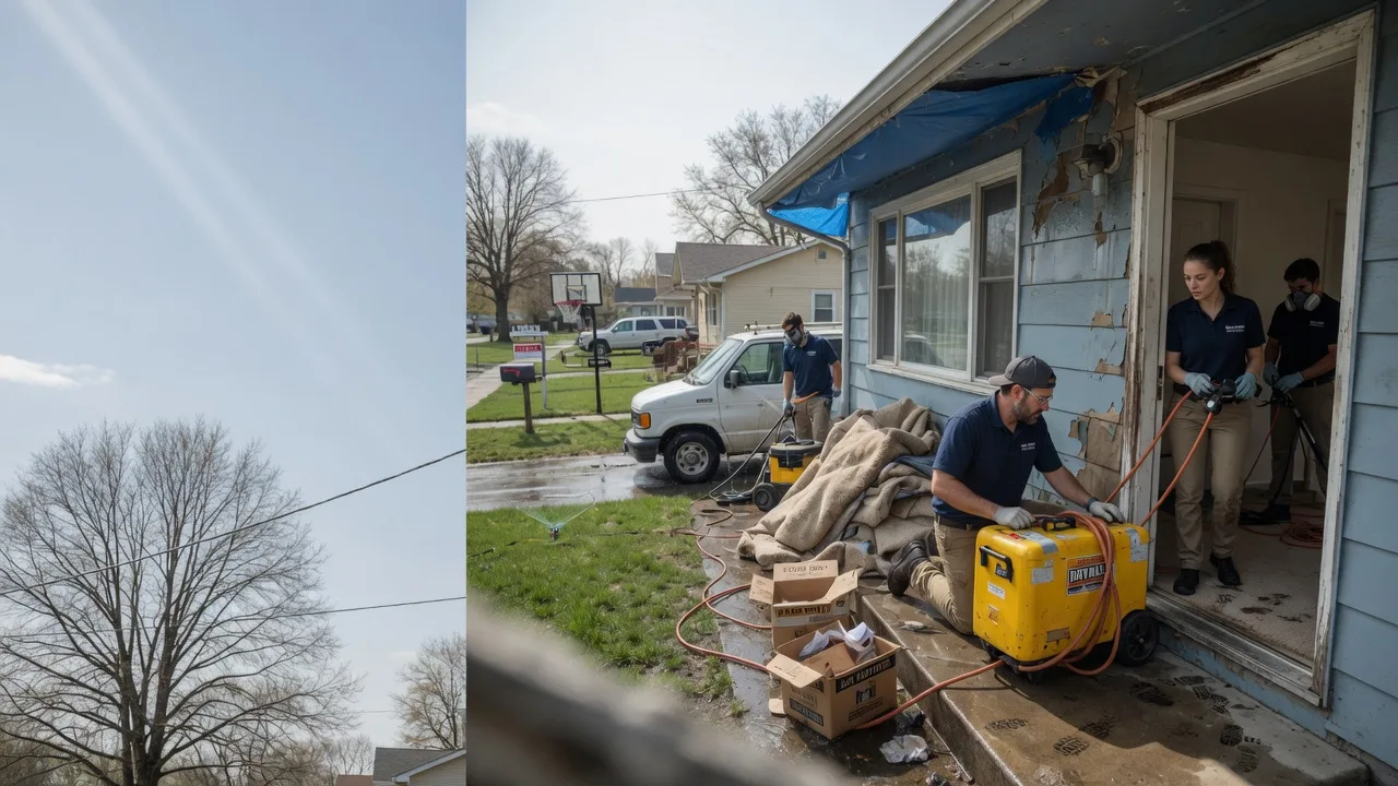Basement Flood Cleanup in Plessis, NY near me